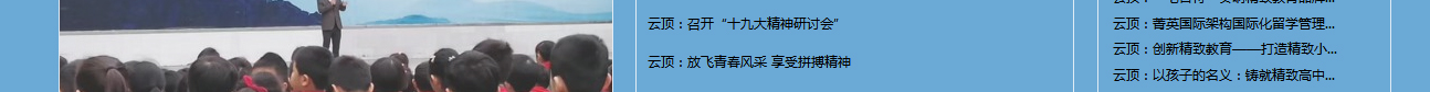 云頂學校網(wǎng)站效果圖